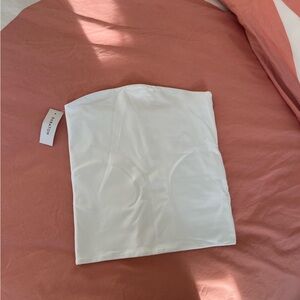 Aritzia White Contour Tube Top